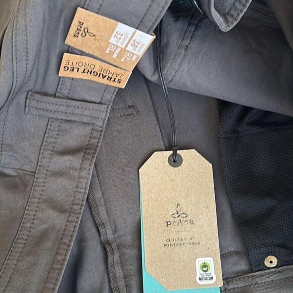 prAna® Brion Pants II – Trousers for Men, Dark Iron, size 38 x 32, NWT - Picture 12 of 12